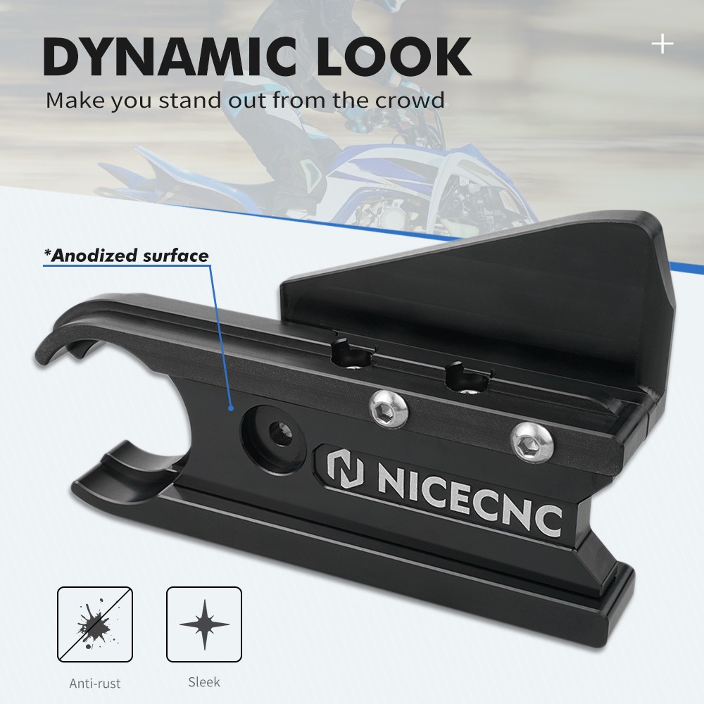 For YAMAHA YFZ450R Swingarm Chain Buffer Seal Slider Guide Guard 2009-2023 Black