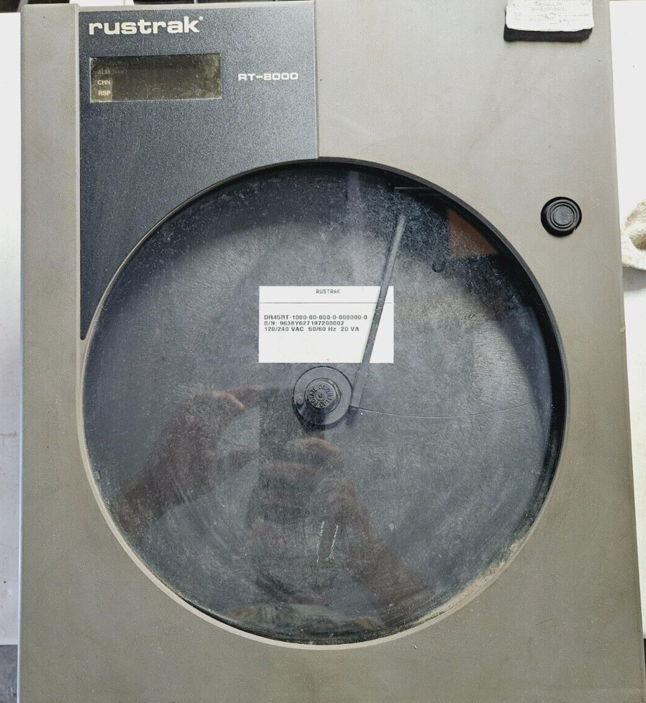 Rustrak RT-8000 Chart Recorder DR4500 MODEL DR45RT-1000-00-000-0-000000-0