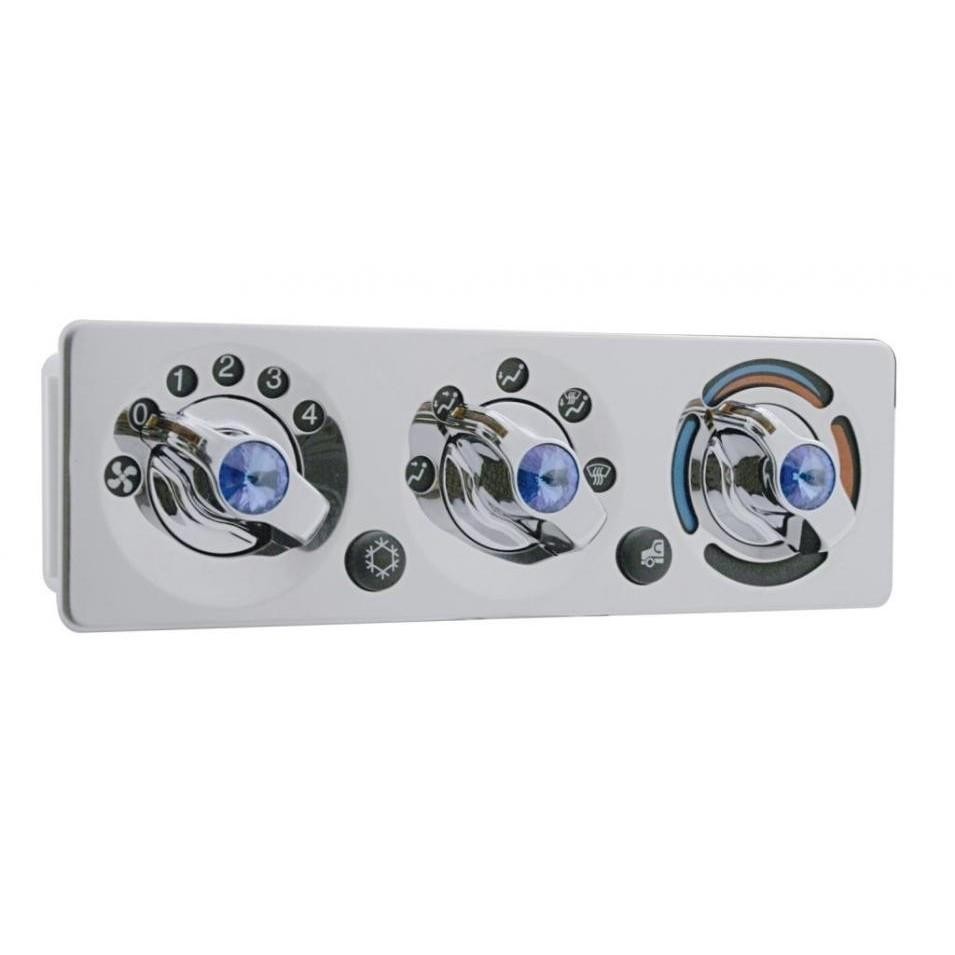 Peterbilt Stainless AC Control Plate