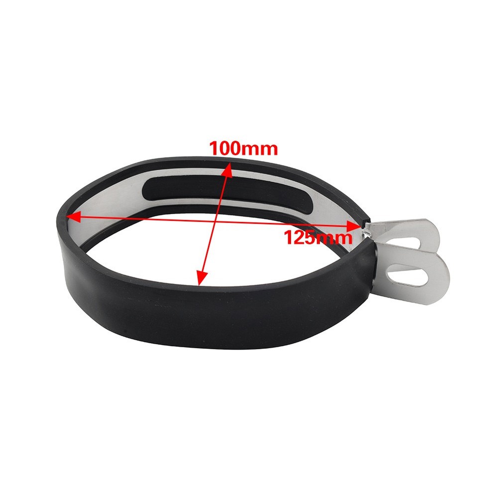 Universal Motorcycle Exhaust Clamp Mount Bracket Fixed Ring Hanger Support