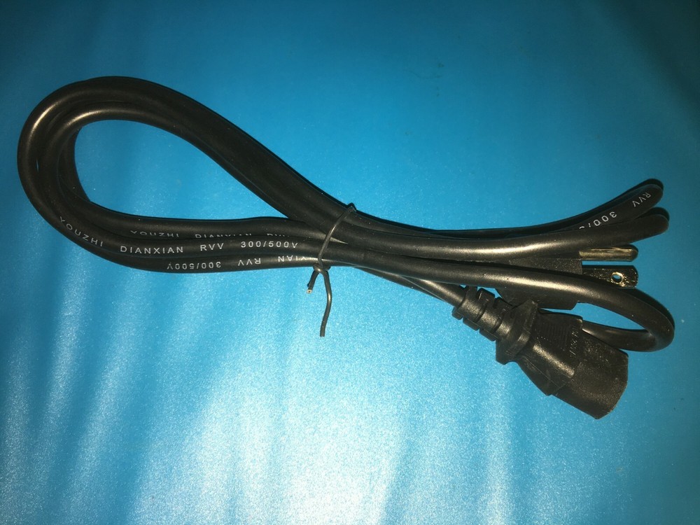 Television power cord 6' long (U.S. type)