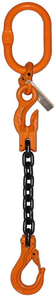 3/8" X 20' ft Adjustable Chain Sling Grade 100 D Ring Crane Attachment Latch