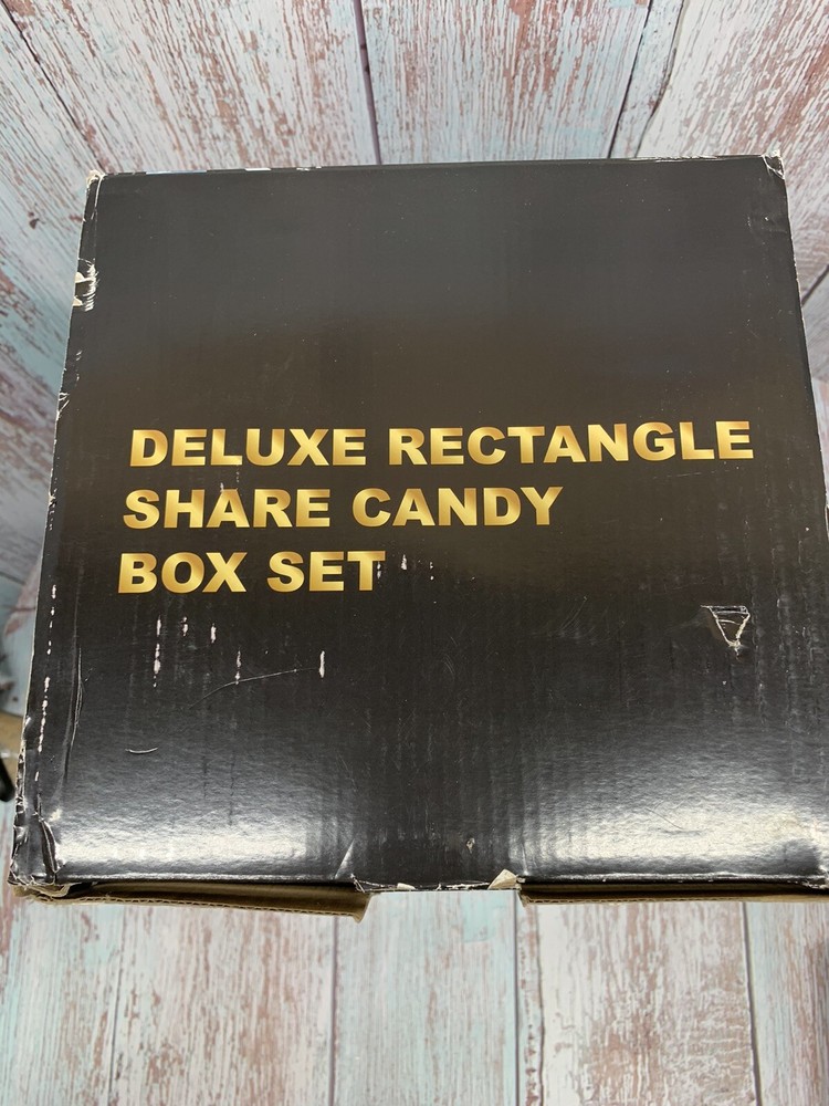 Deluxe Rectangle Share Candy Box Set(4SETS)New