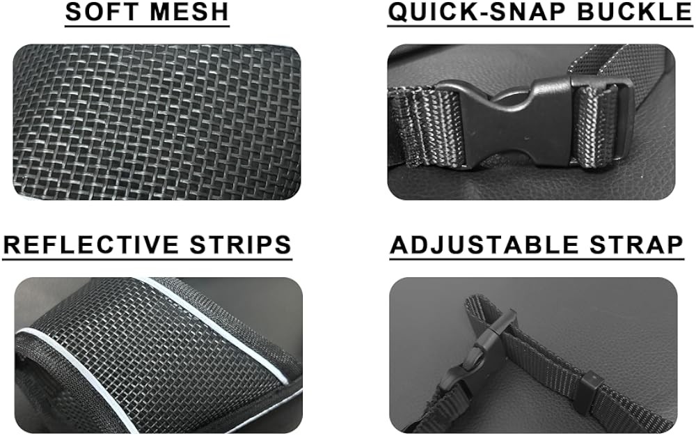 Dog Muzzle for Small Medium Lar Dogs Soft Air Mesh Muzzles with