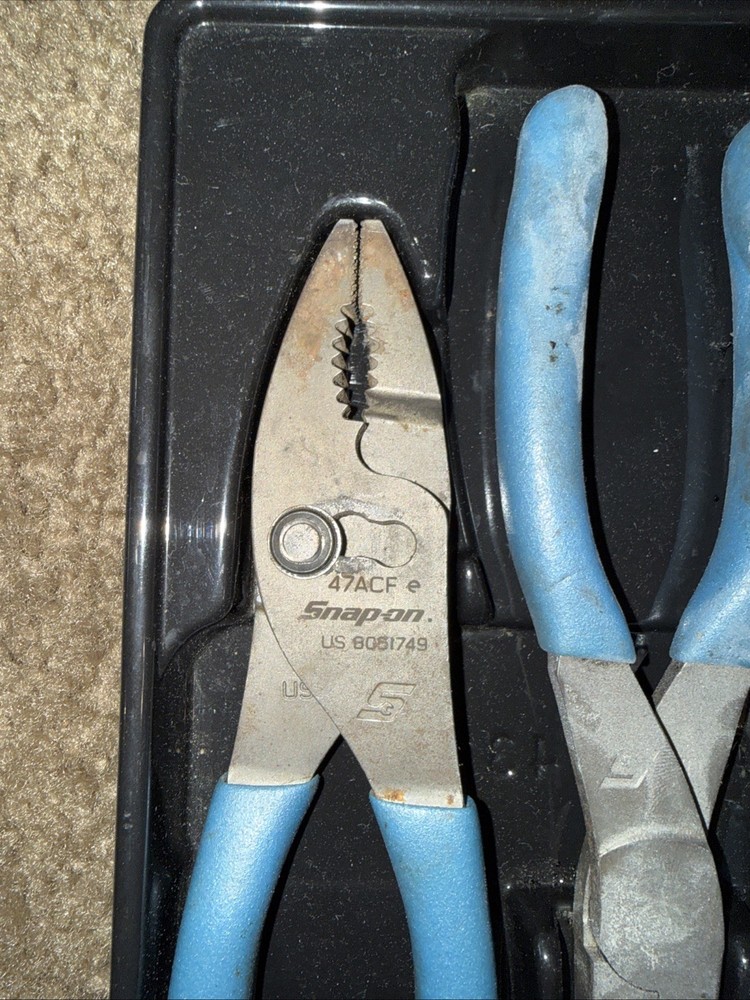 Snap On Blue Pearl Plier Set