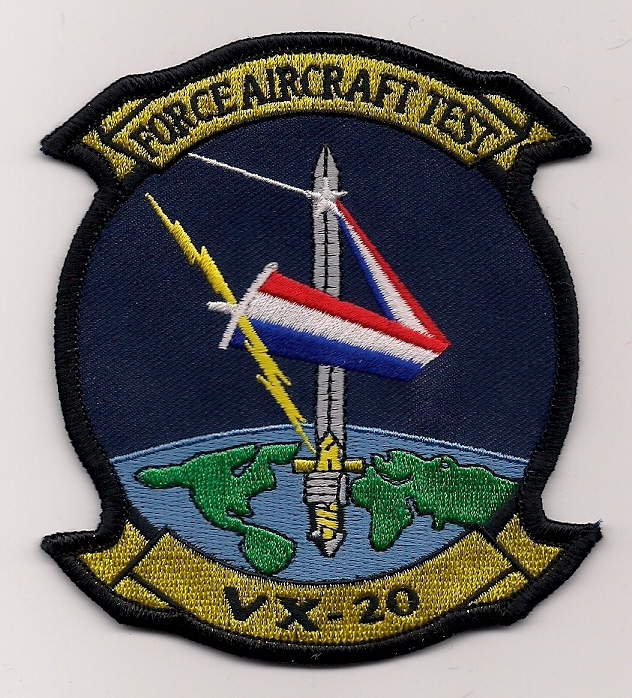 VX-20 FORCE AIRCRAFT TEST and EVALUATION SQN patch