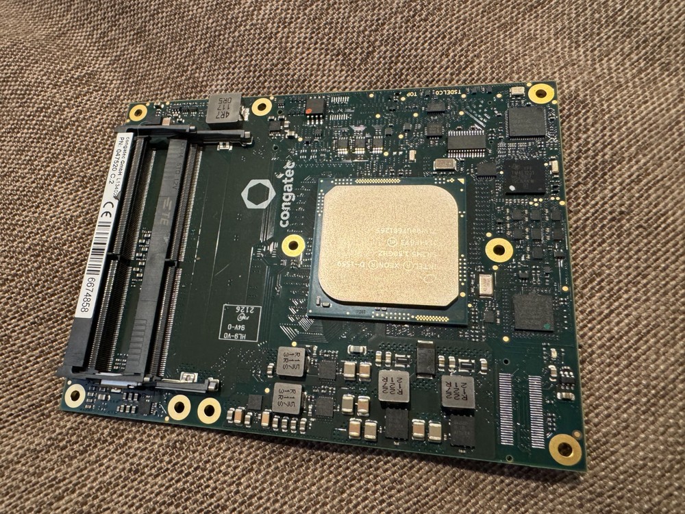 Congatec B7XD with Intel Xeon D-1559 12-core