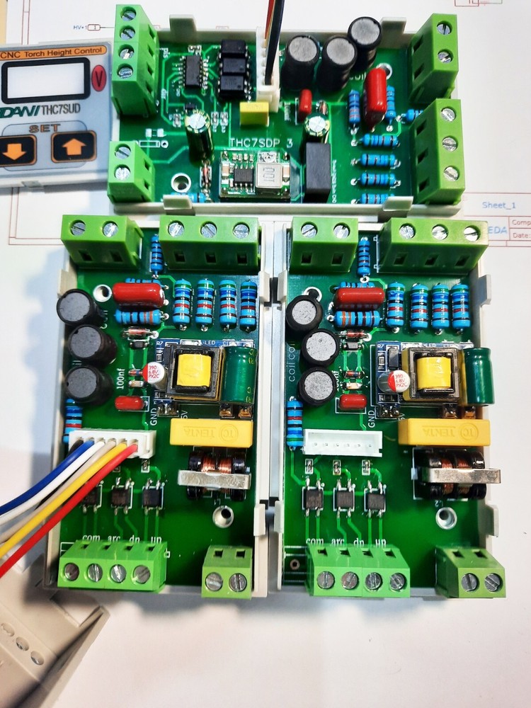 Plasma Cutter CNC THC Torch Height Controller Up ,Down, Arc On outputs