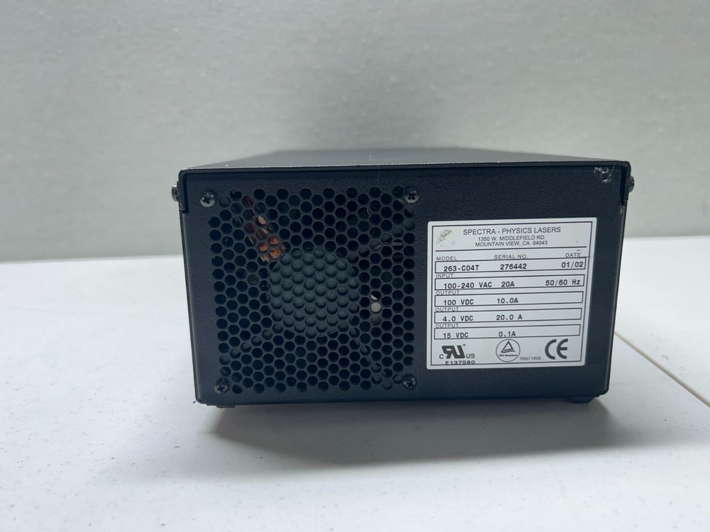 SPECTRA-PHYSICS LASERS POWER SUPPLY 263-C04T