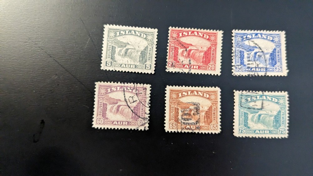 Iceland stamps 1931 set