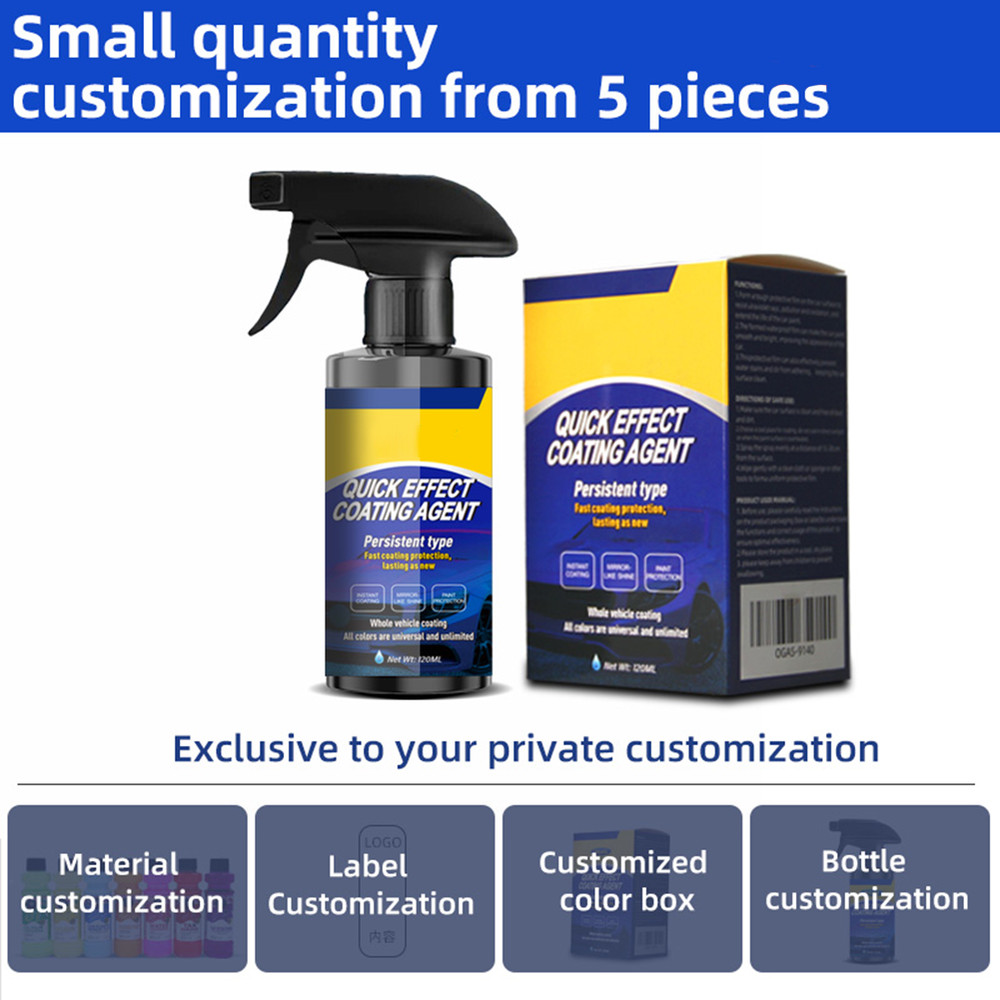 Multi-Functional Coating Renewal Agent 3 in 1 Ceramic Car Coating Agent Spray