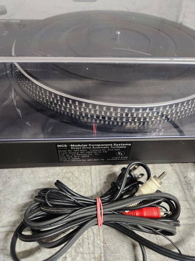 MCS 6601 Direct Drive Automatic Turntable (READ)