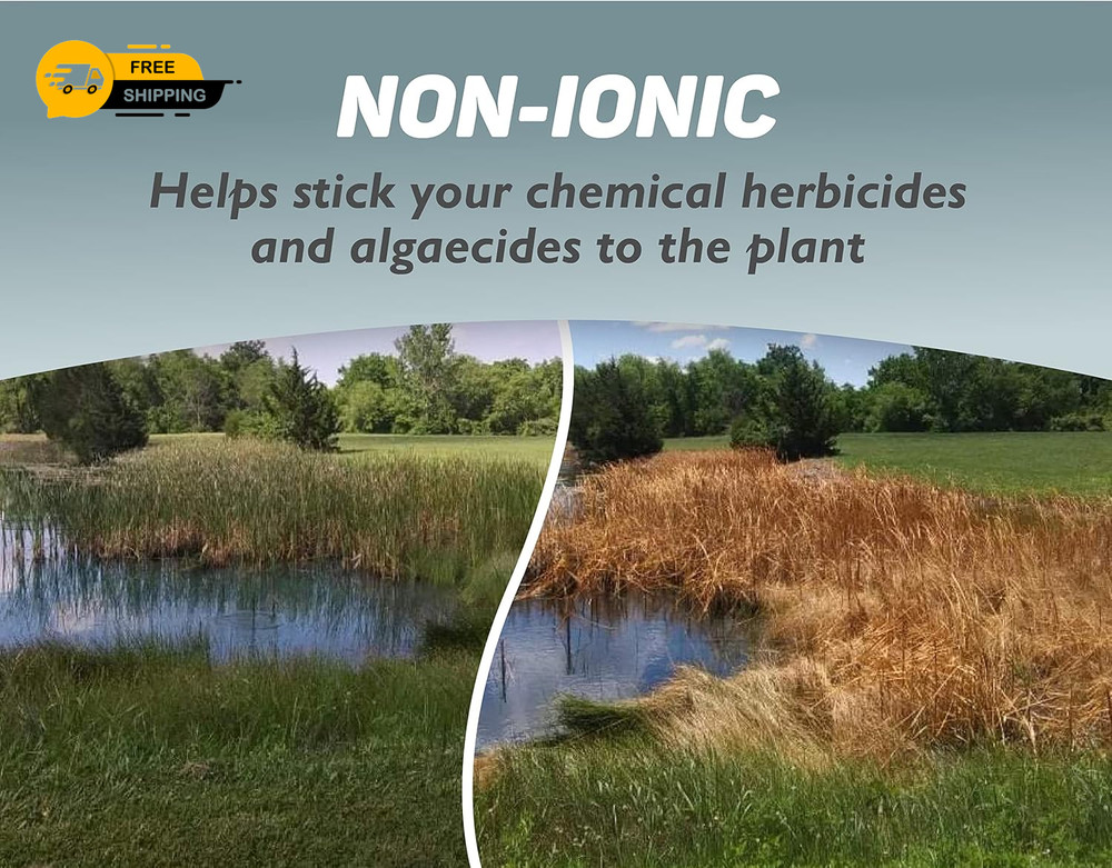 Plex Mate Aquatic Surfactant for Herbicides – Quart- Non-Ionic, Increase Product