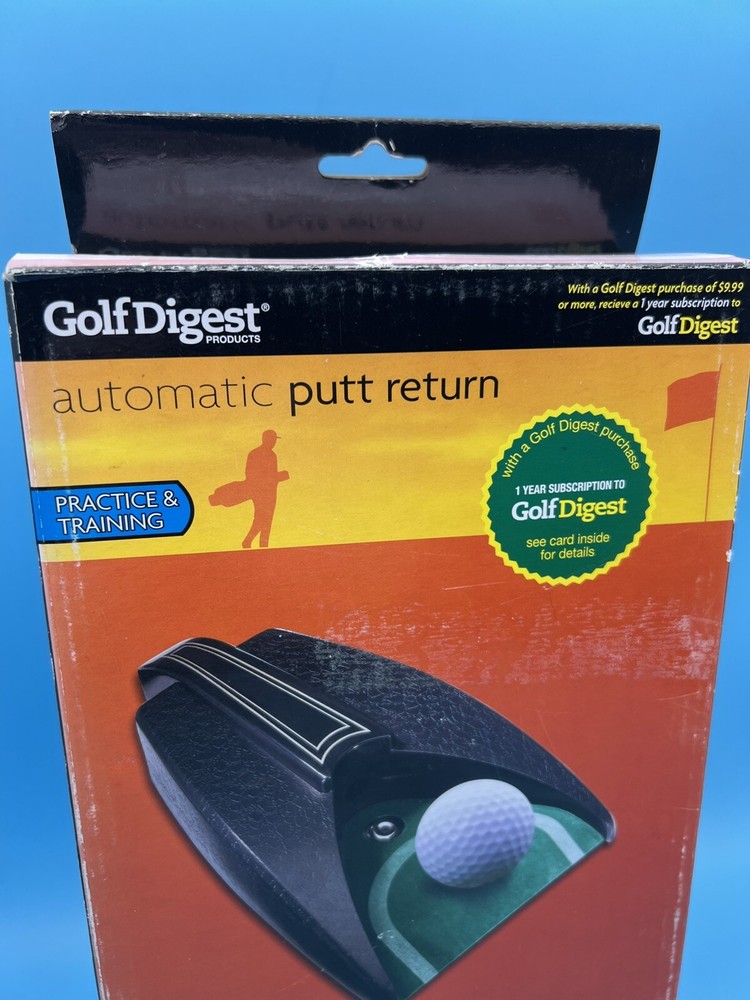 Golf Digest Automatic Putt Return With Batteries Tested Practice and Training
