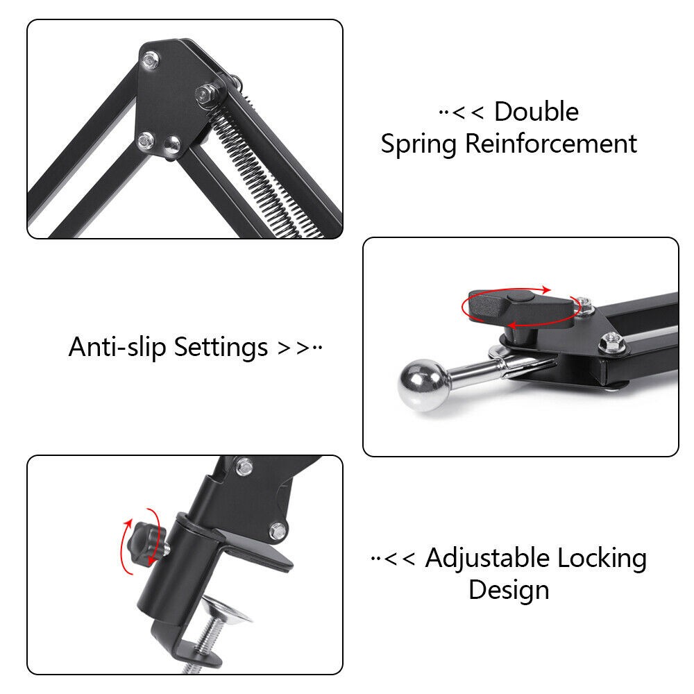 360° Rotation Adjustable Bed Mount Foldable Bracket for 4.72"-7.08" Phone&Tablet