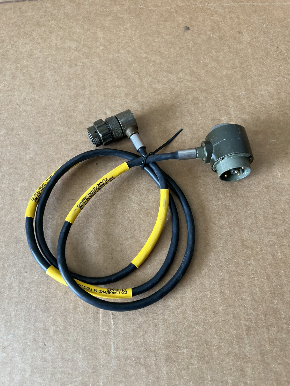 Hmmwv Humvee VIC-3 INTERCOM MCS POWER CABLE CX-13468/VRC A3206017-4 FT