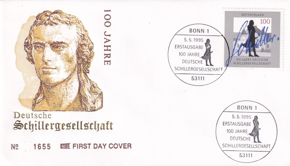 ⭐ 1995 Bonn Germany - First Day cover FDC - Ersttagsbrief ⭐ E504