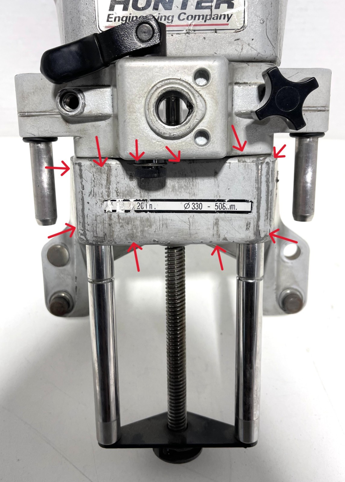 Hunter Engineering DSP 300 Vehicle Wheel Alignment Sensor Clamp/Targets Untested