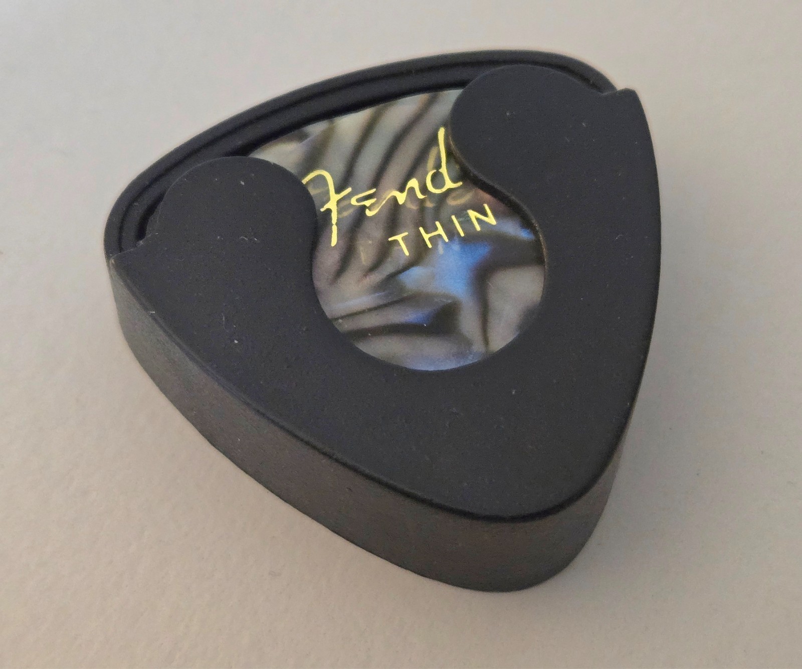 (8) 5 Celluloid 3 Lake Placid Blue Fender Guitar Picks & Jim Dunlop Pick Holder