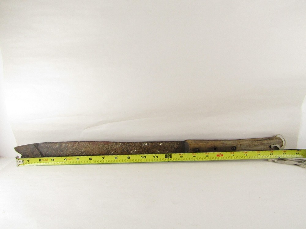 antique machete marked 21" long