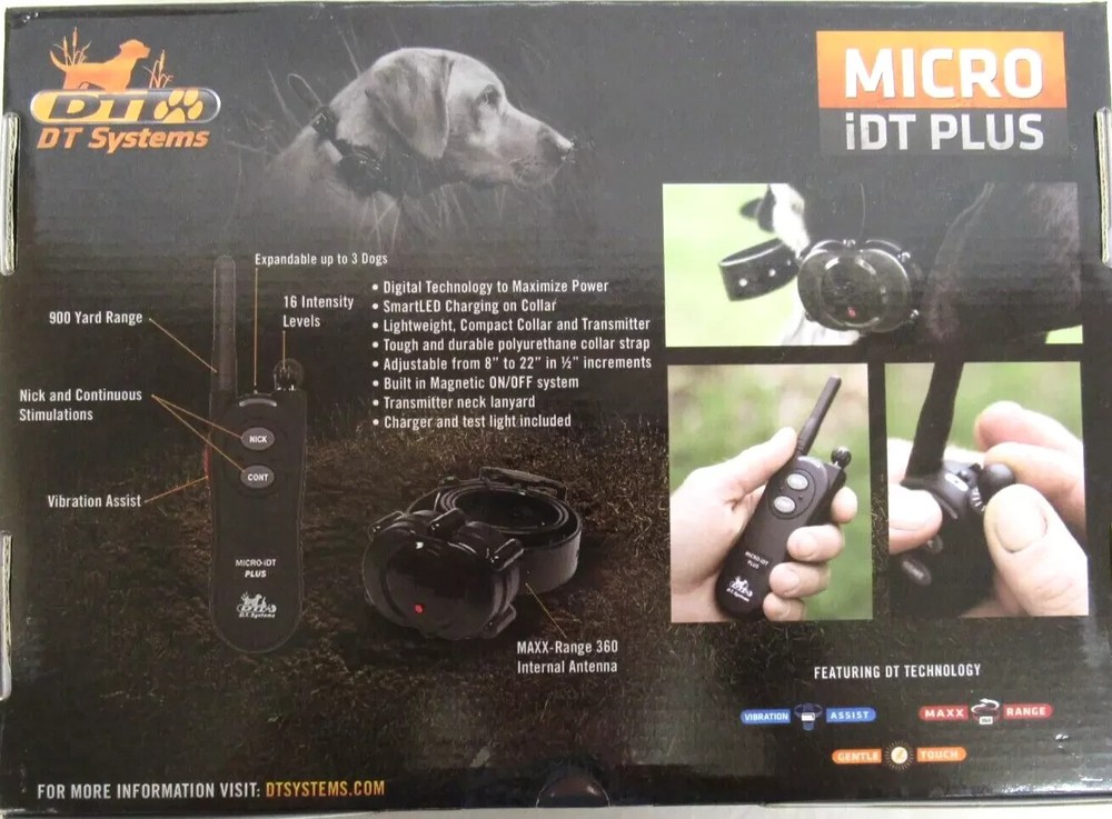 DT Systems Micro-iDT PLUS Expandable Dog Remote Trainer