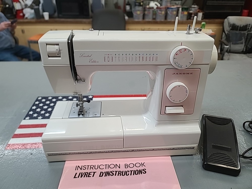 Janome Model 344 Limited Edition Sewing Machine Professionally Serviced "NICE"