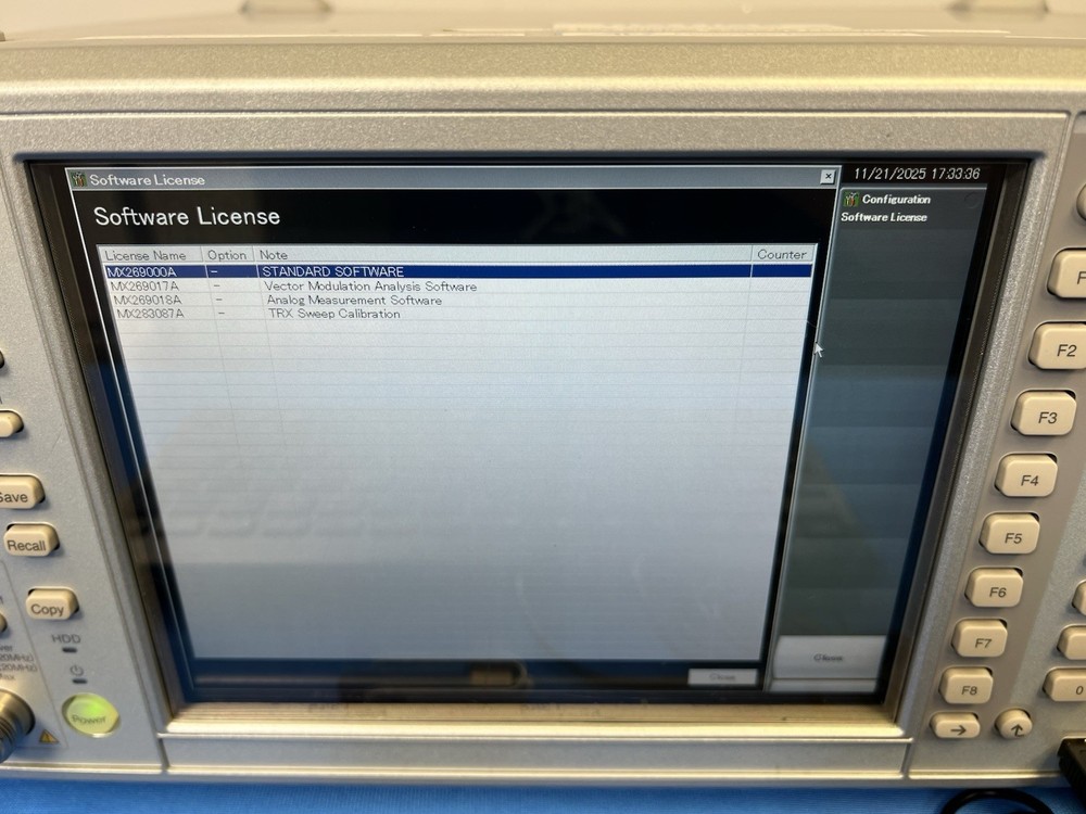 Anritsu MS2830A 9kHz-3.6GHz RF Spectrum Analyzer *FULLY LOADED*