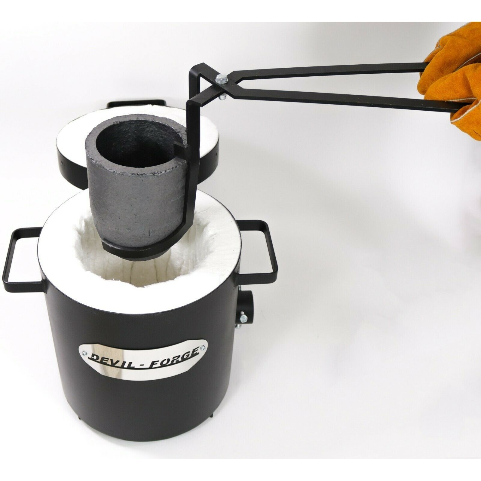 Gas Propane Furnace FB2Mb–10KG DEVIL-FORGE Foundry +Tongs, Crucible USA (NEW)