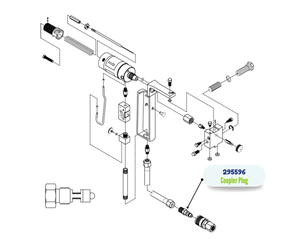 D-GUN COUPLER PLUG - (295596)
