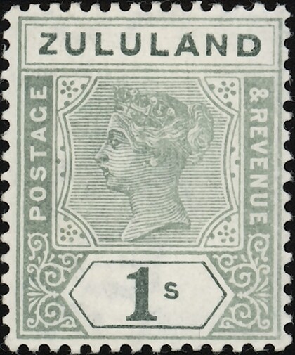 ZULULAND, 1894-96. QV Issues 20, Mint