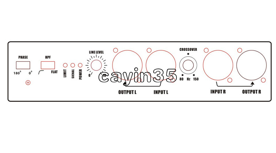 Subwoofer Amplifier Preamp Board Preamplifier Frequency Phase Satellite Speaker