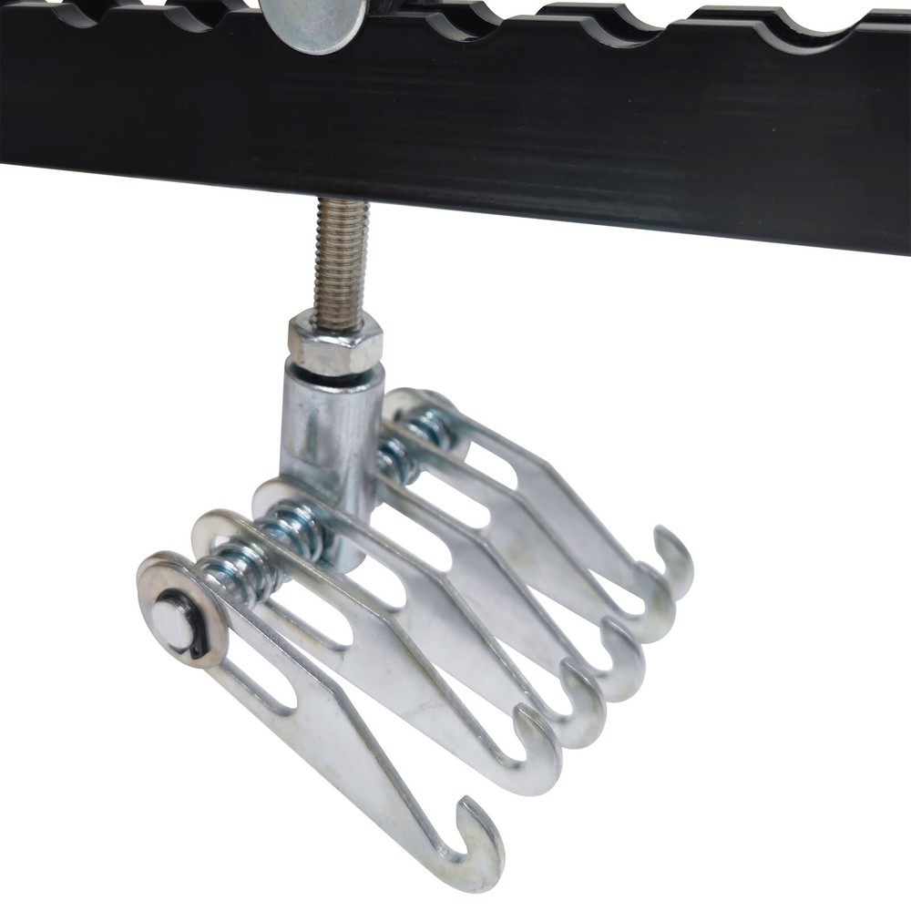 Car Dent Bar Puller Pull Lever Pulling Kit Adjustable Foot with EVA 6 Claw Hooks