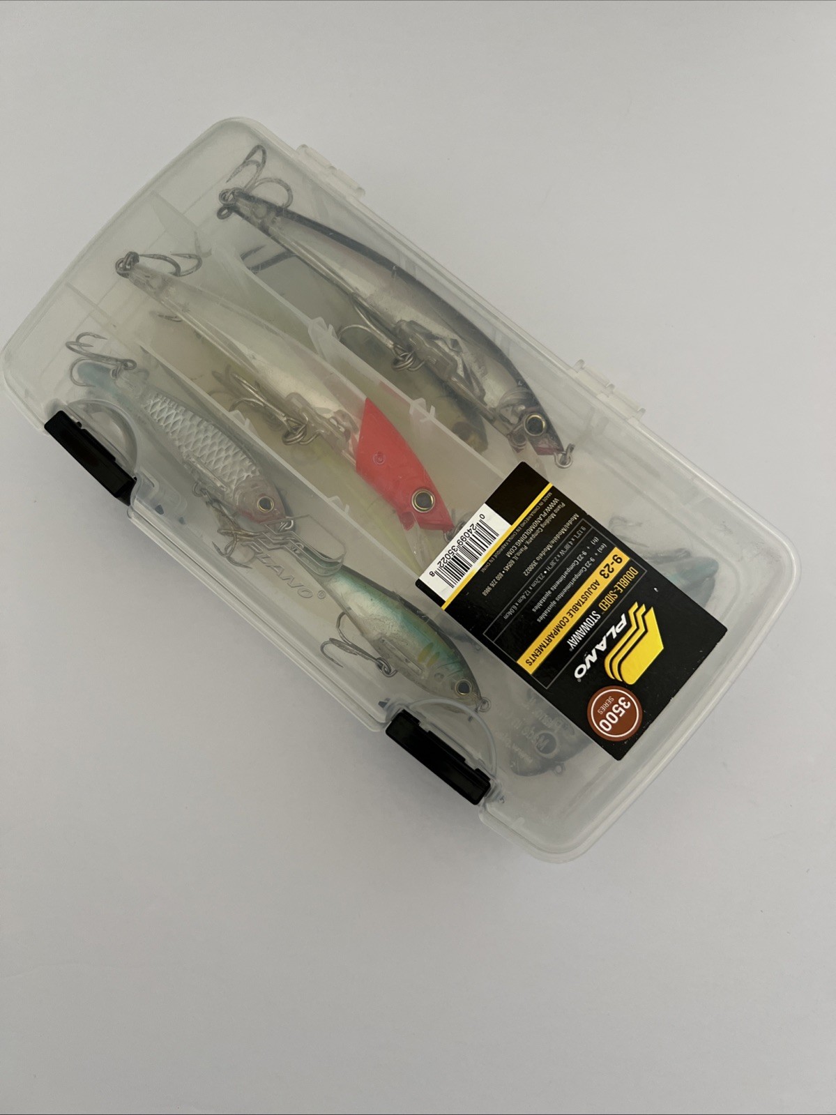 Plano 3500 Stowaway Case With Mixed Lot Of 6 YoZuri And 3 Bomber Lures