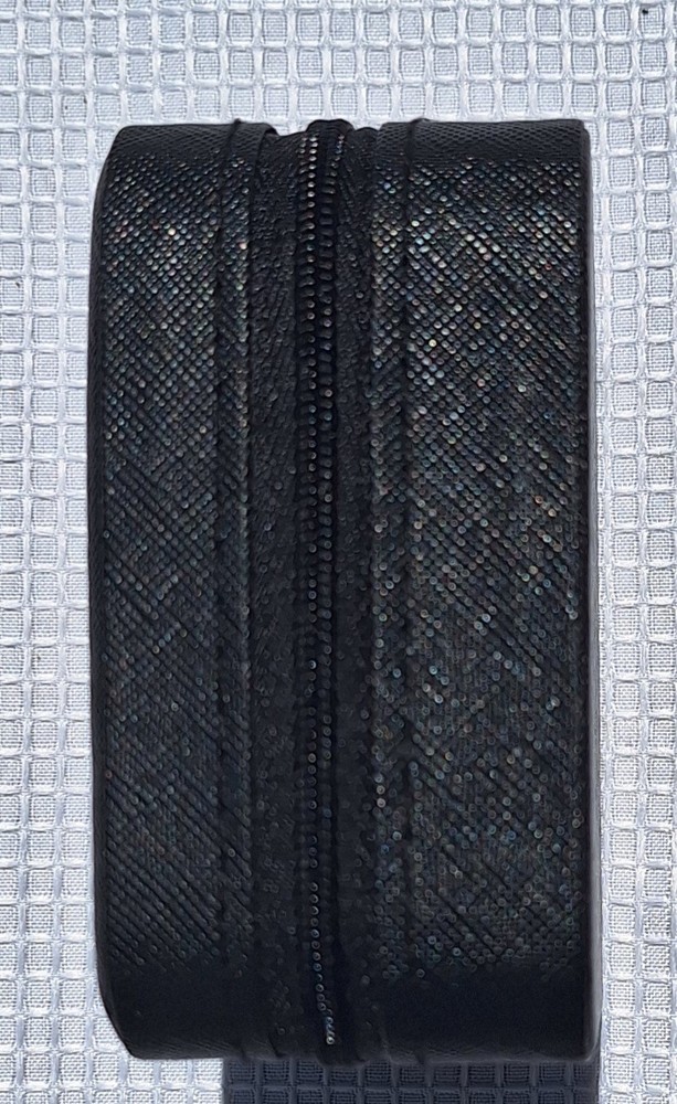 Black Jewerly Box Container Empty Hinge Open 4"x4"