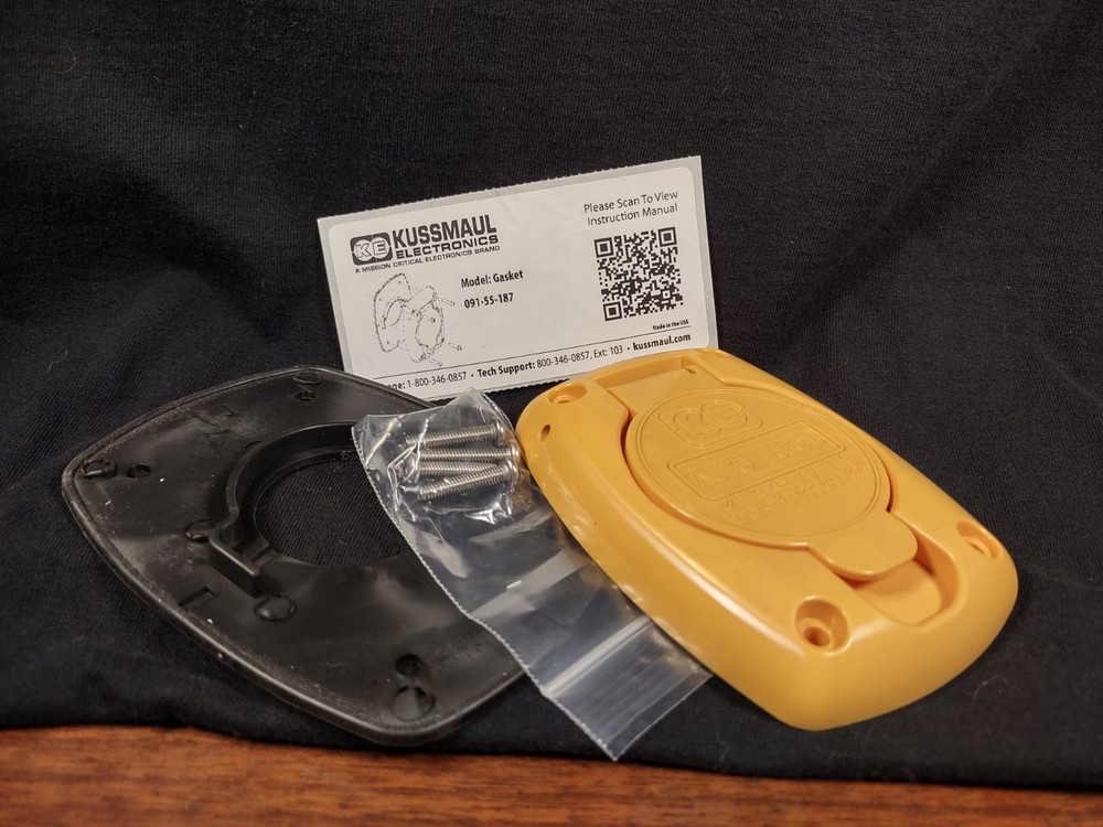 Kussmaul Electronics 091-55-187 Auto Eject Cover Yellow