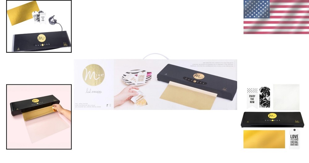 Heidi Swap Minc Foil Applicator Machine - Black-