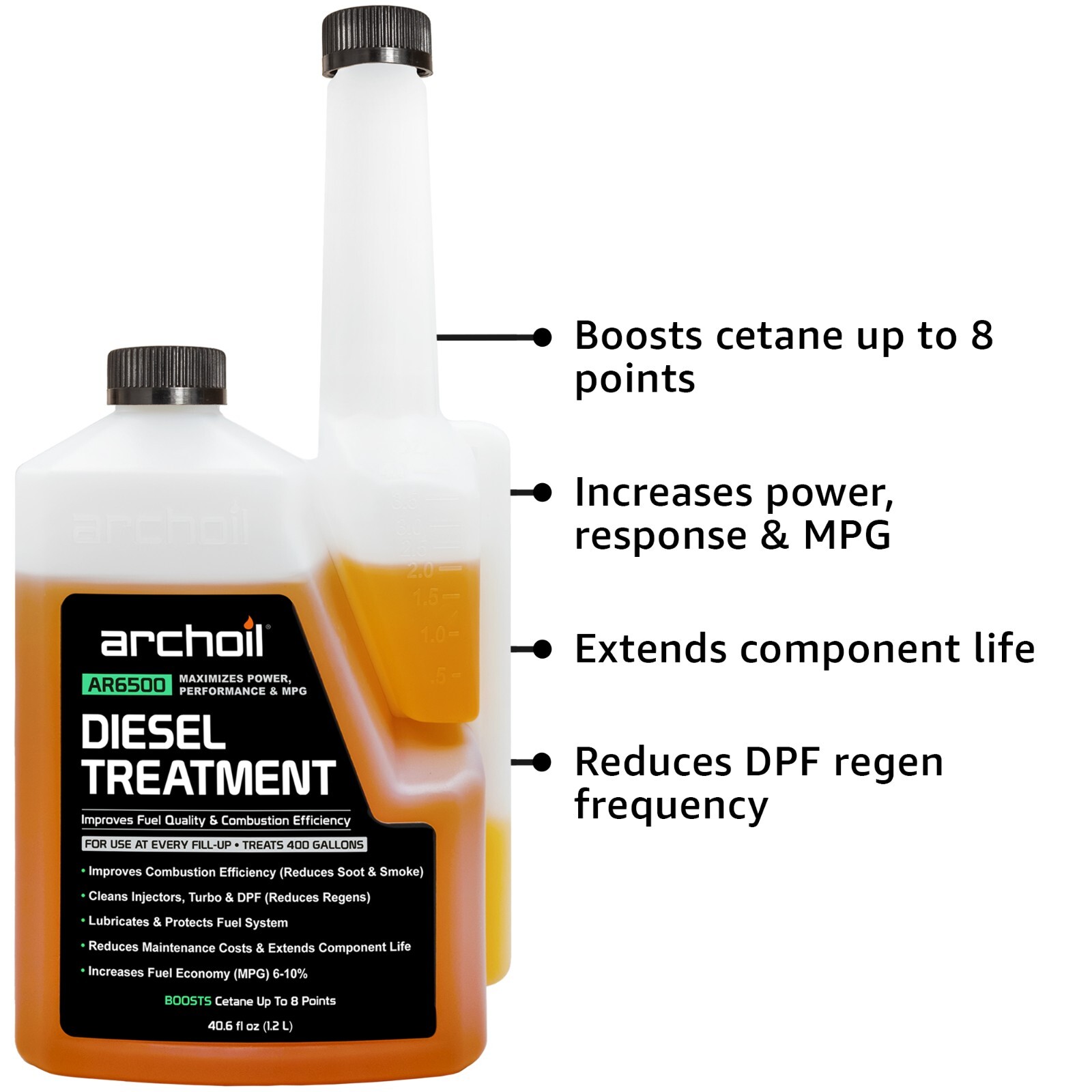 Archoil AR6500 Diesel Treatment (40.6oz) - Treats 400 Gallons