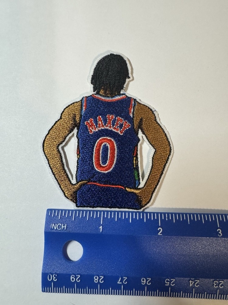 Sixers Maxey Iron On Heat Patch
