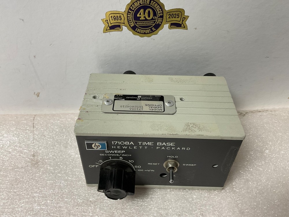 Agilent Hewlett Packard HP 17108A Time Base module no battery