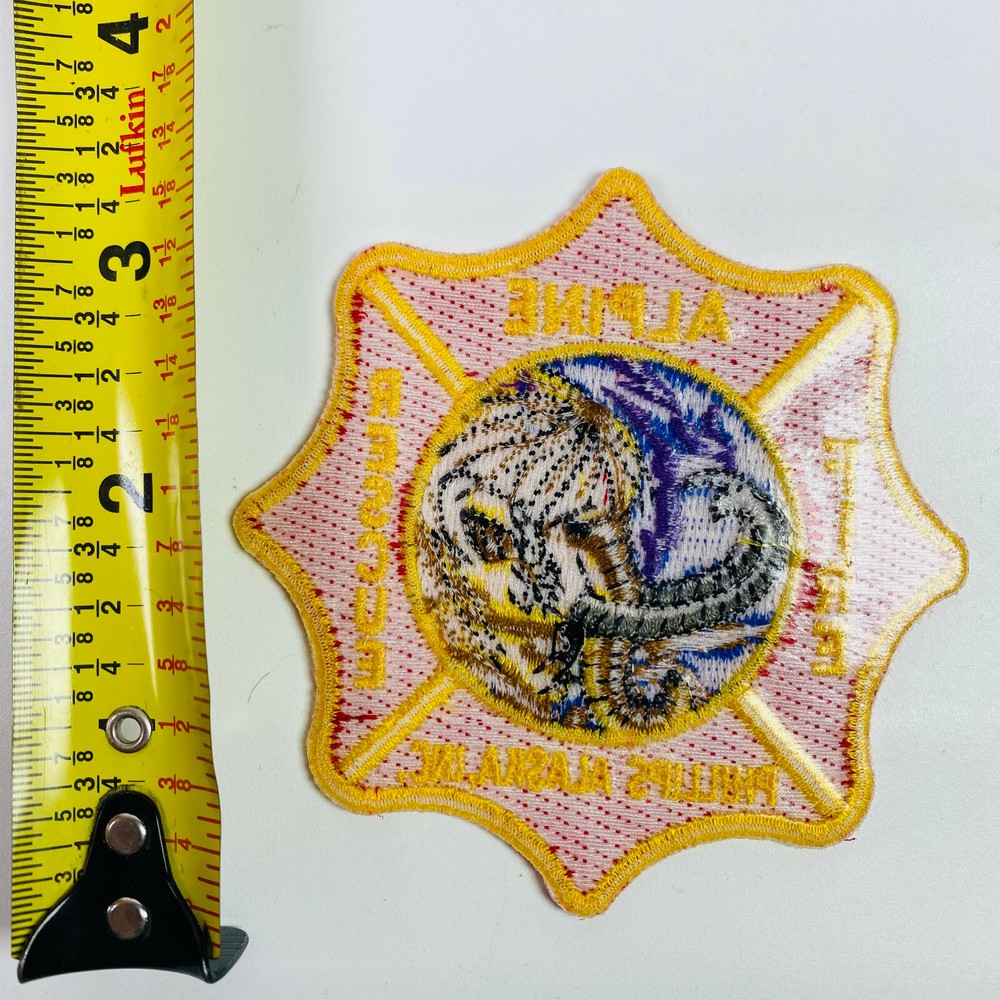 Alpine Phillips Alaska Inc Fire Rescue AK Patch B1