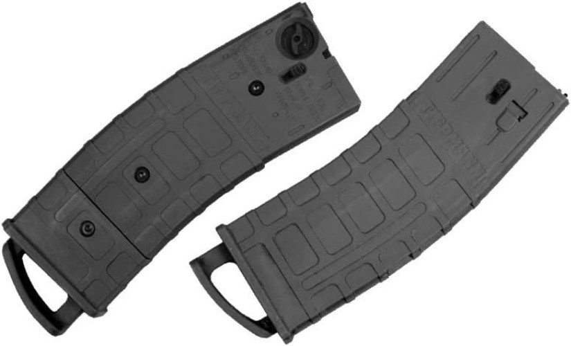 Mechanical Winding Paintball Magazines - 2 Pack Black