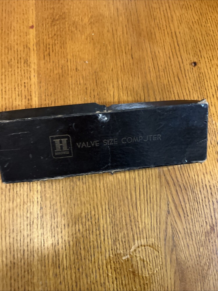Honeywell Valve Size Computer 1950s