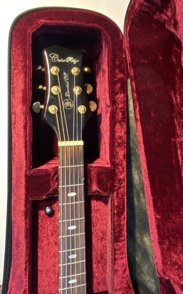 Cedar Ridge Red Limited CE Guitar with case