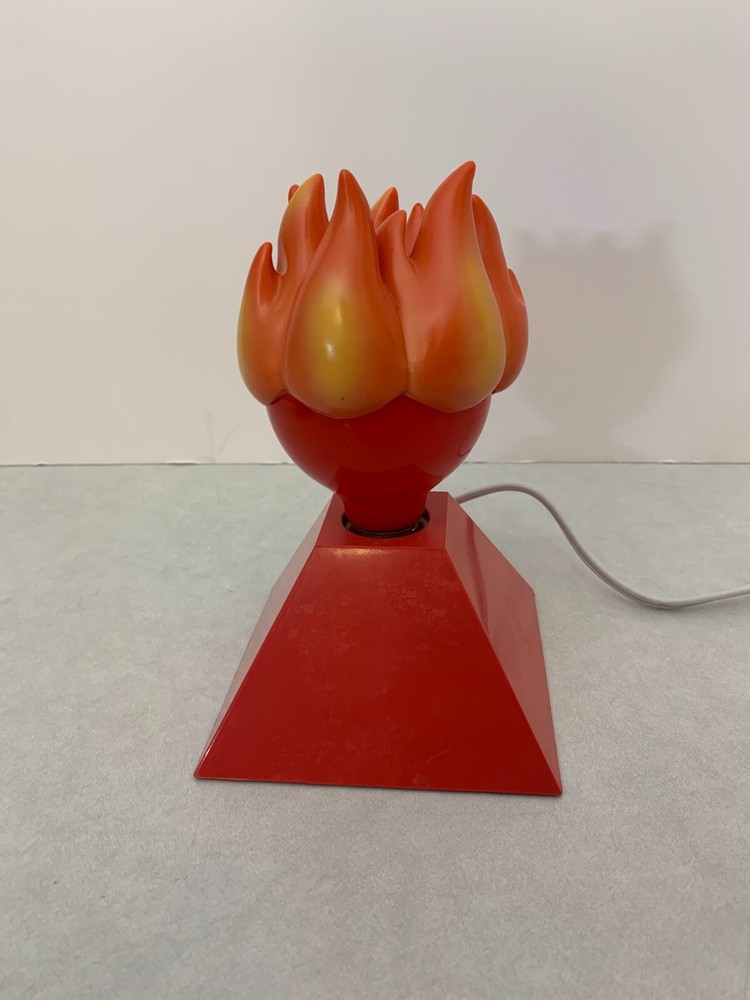 APA Electronics - Pyramid Light Lamp Nightlight - Red Flame Bulb - 7" Tall