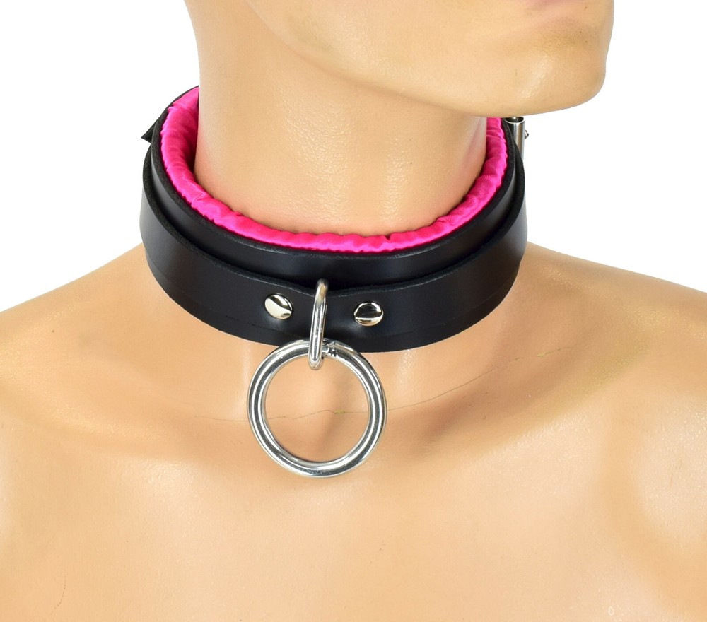 Pink Satin Lined Sub Collar by Axovus