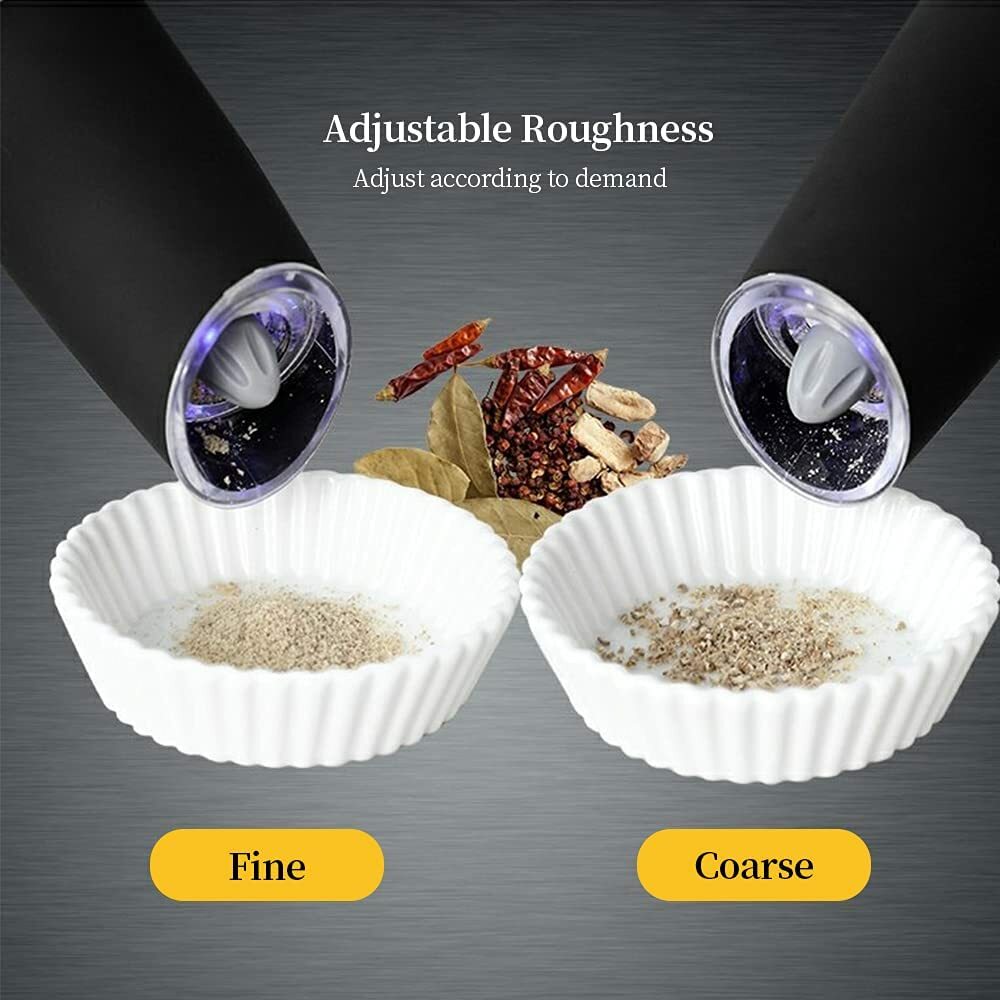 Gravity Electric Salt Automatic Pepper and Salt Mill Grinder with LED Light US