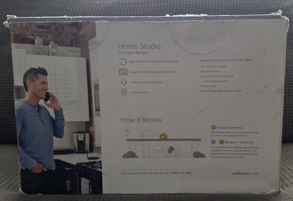 weBoost Home Studio Cell Signal Booster Kit
