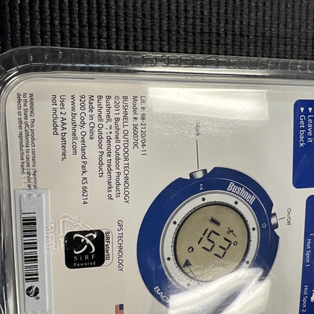 BACK TRACK DEPTH FINDER