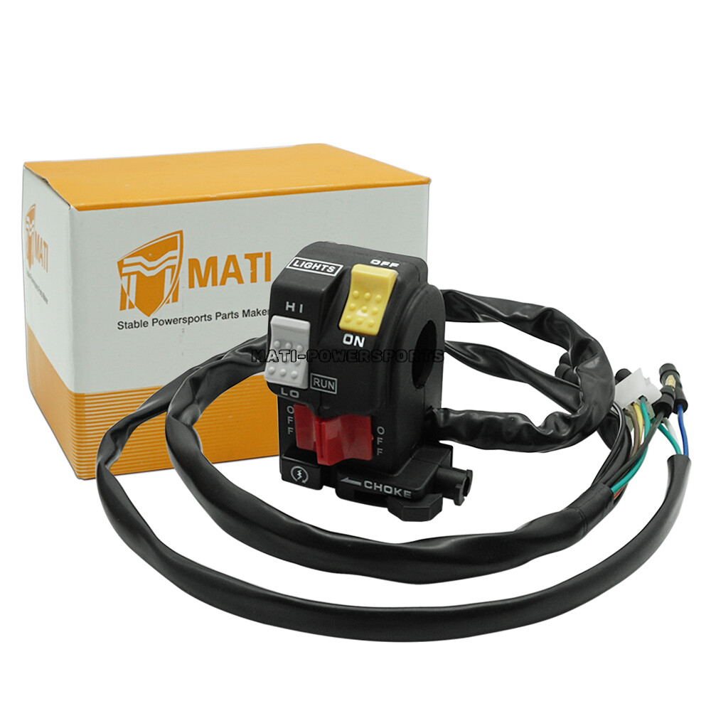 Handlebar Switch Start Kill Stop Button Headlight for Honda FourTrax 300 TRX300