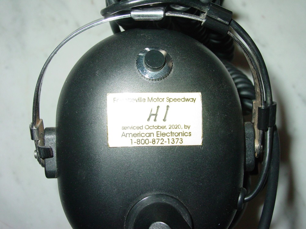 NASCAR racing electronics headset! Sold As Is!